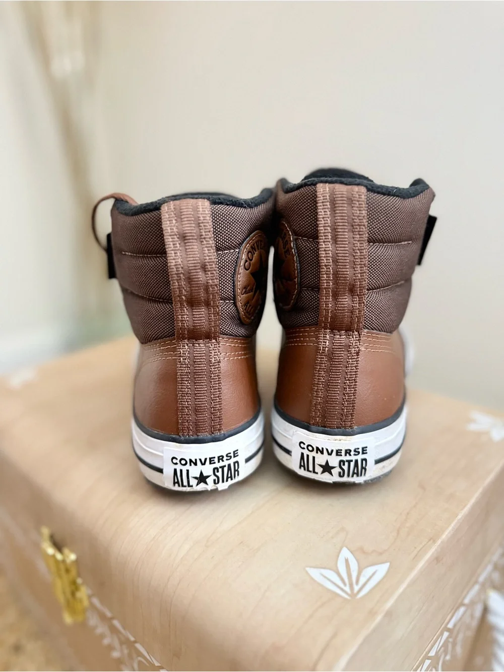 🌾 Converse High-Top Water Resistant Sneakers‎ in Brown